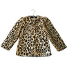 Tocoto Vintage Leopard Print Faux Fur Jacket - Size 6Y