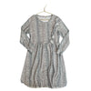 Chaser Gray & Ivory Snakeskin Long Sleeve Dress - Size 12