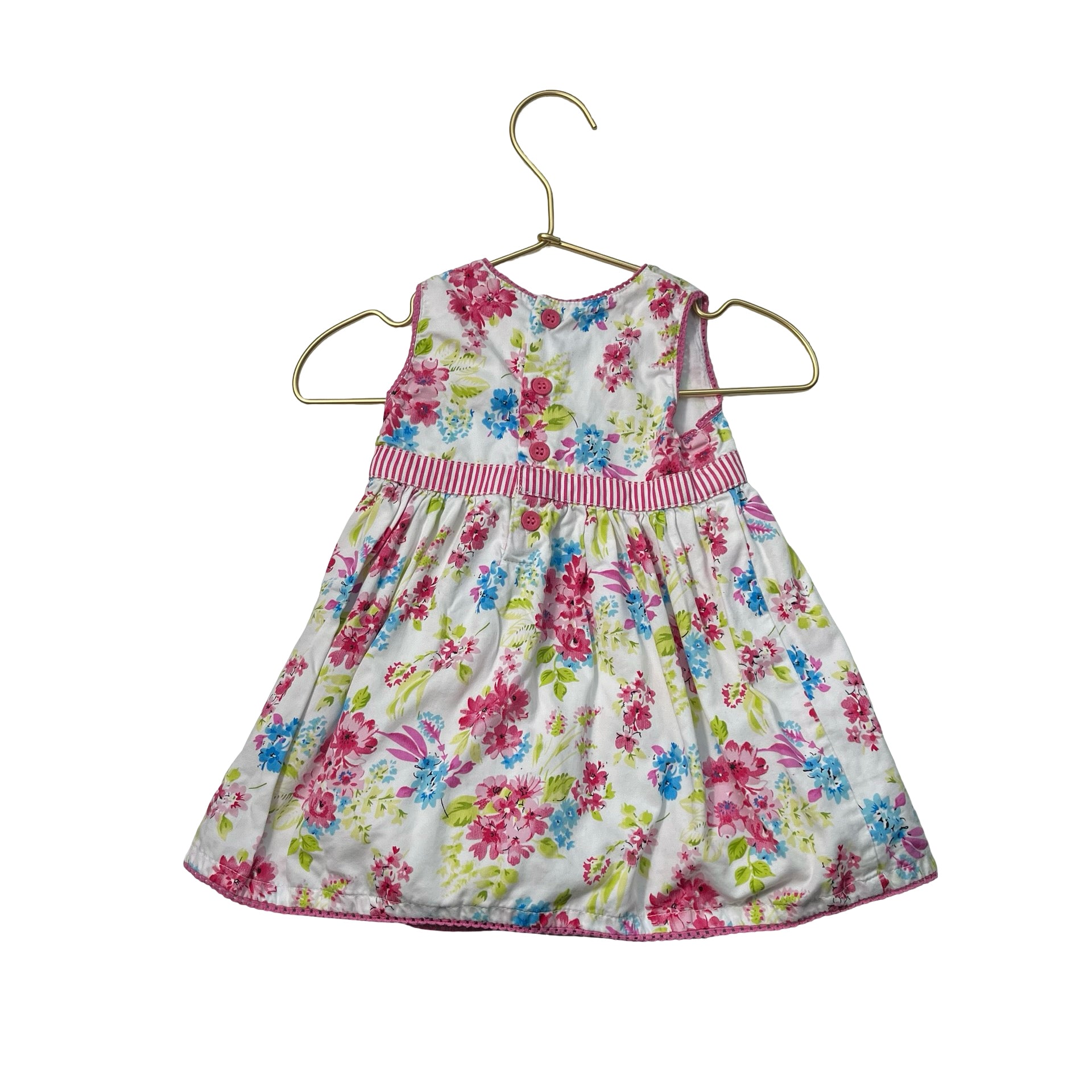 JoJo Maman Bebe Floral Dress - Size 0-3 Mo
