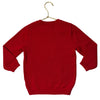 Stitchy Fish Red Cotton Christmas Tree Sweater - Size 3T