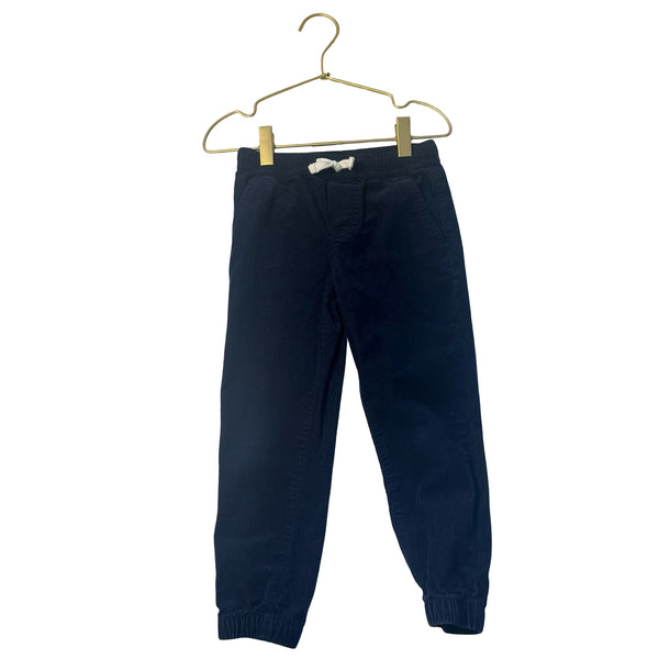 Janie and Jack Navy Corduroy Jogger Pants - Size 4