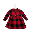 Baby Gap Red & Black Plaid Flannel Dress - Size 18-24 Mo