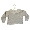 Zara Oatmeal & Ivory Collar Sweater - Size 5-6