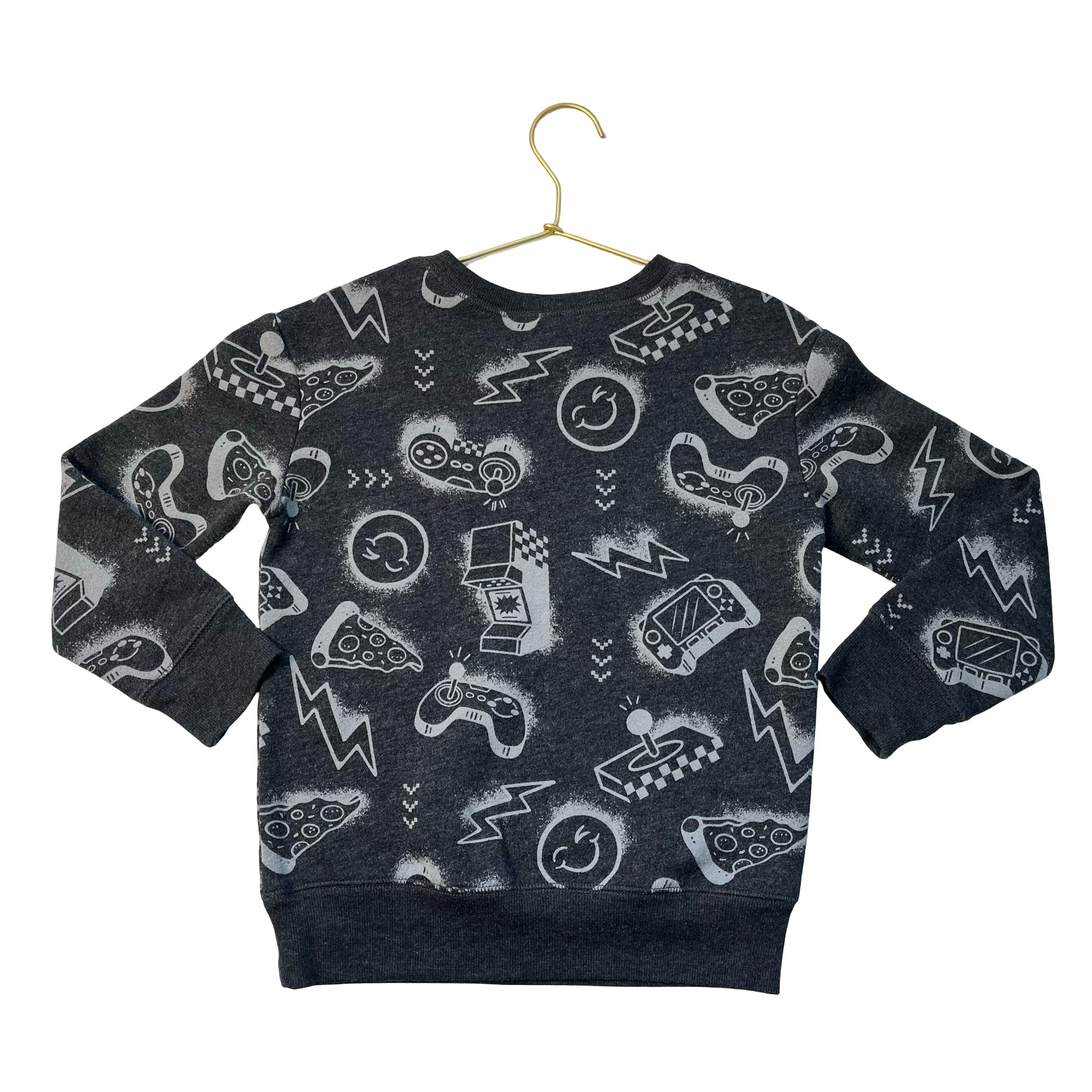 Jumping Beans Dark Gray Video Game Graphic Sweatshirt - Size 6
