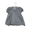 Quincy Mae Gray Check Smocked Dress - Size 12-18 Mo
