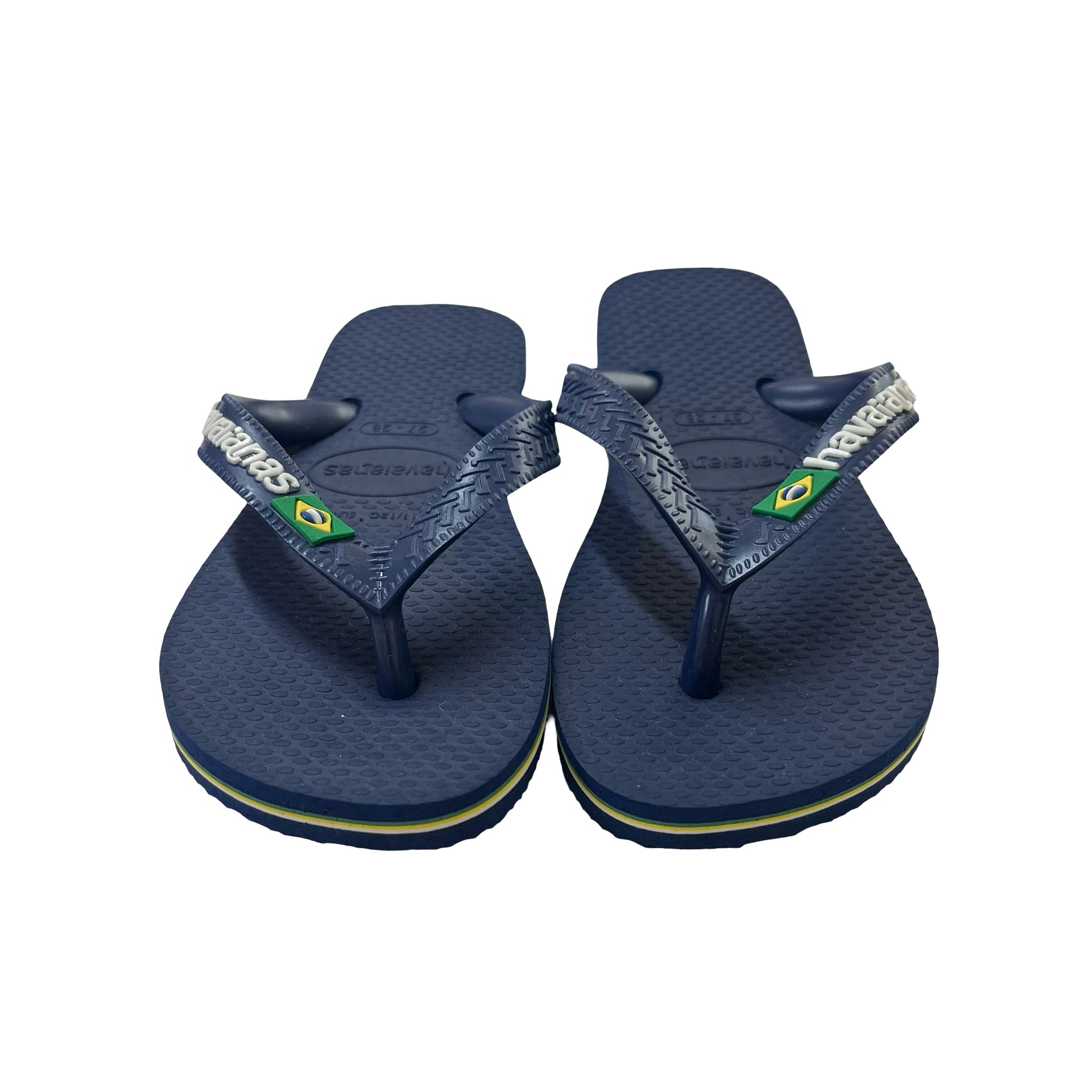 Havaianas Navy Flip Flops - Size 11-12C (27-28)