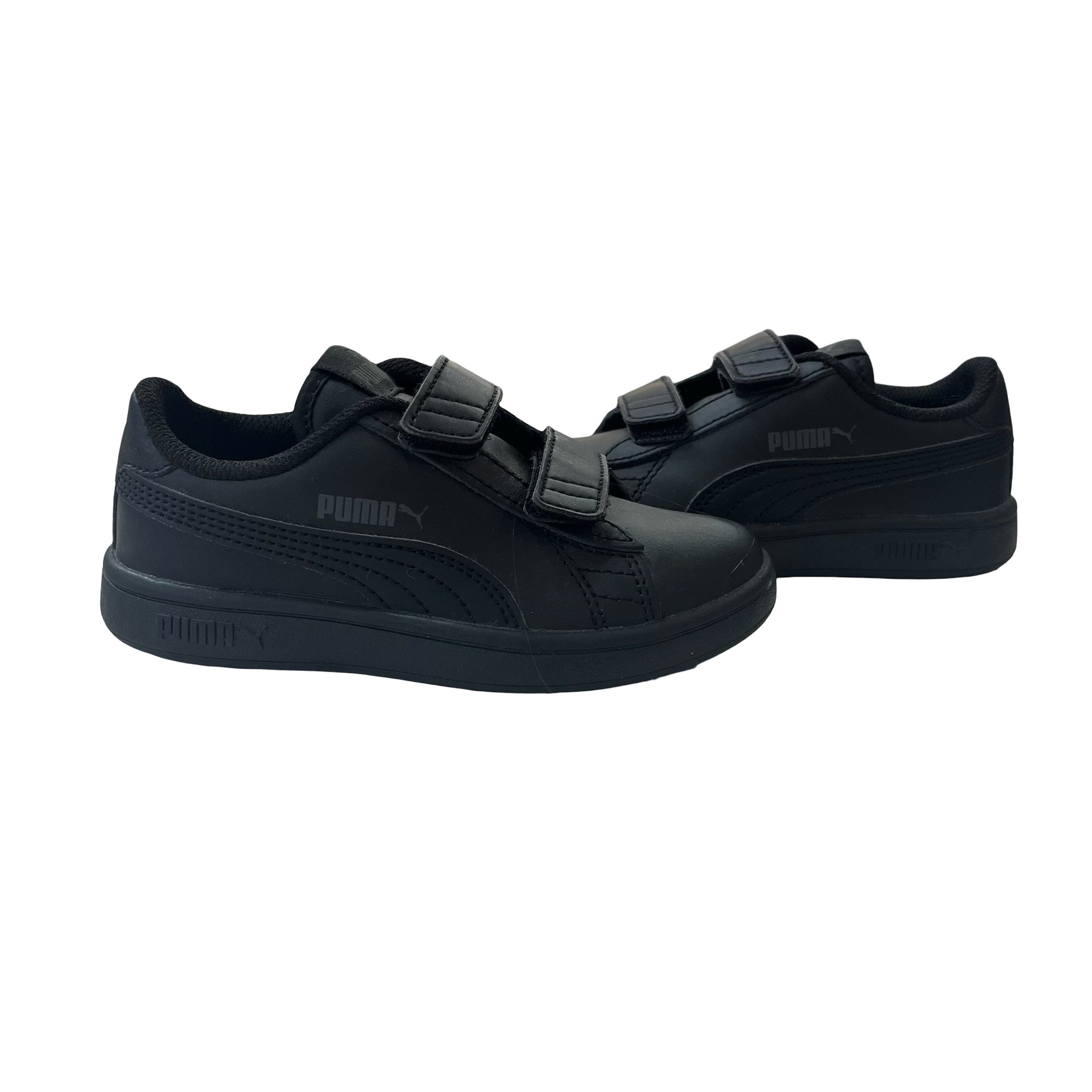 Puma Black Velcro Sneakers - Size 11C
