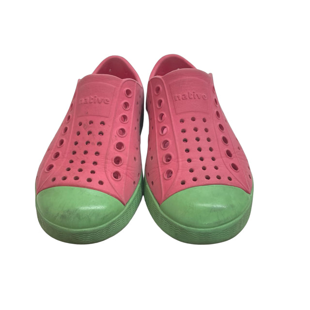 Native Pink & Green Shoes - Size 9C