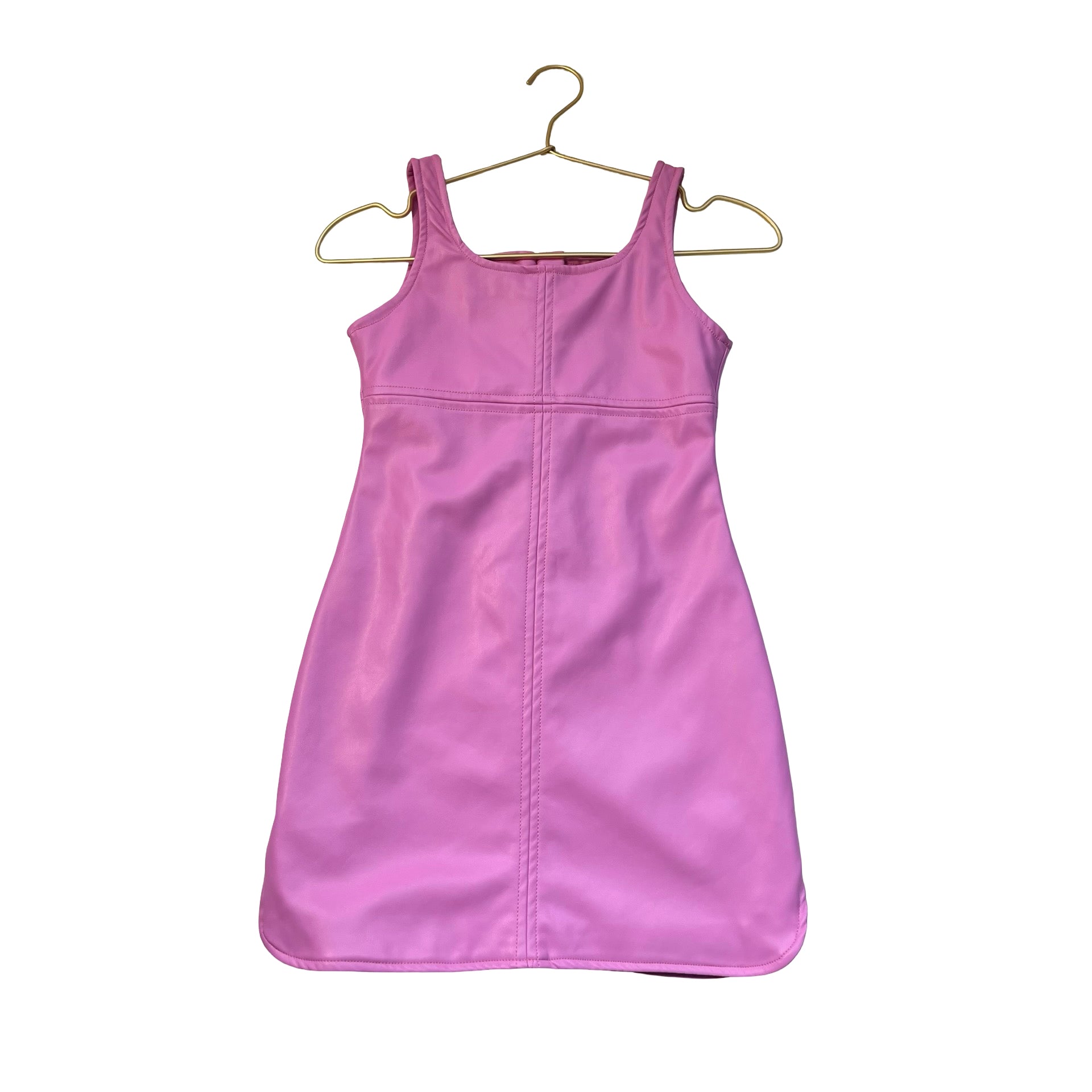 Truce Lilac Faux Leather Dress - Size M 10-12