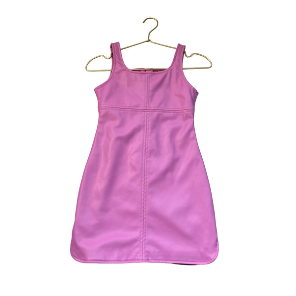 Truce Lilac Faux Leather Dress - Size M 10-12