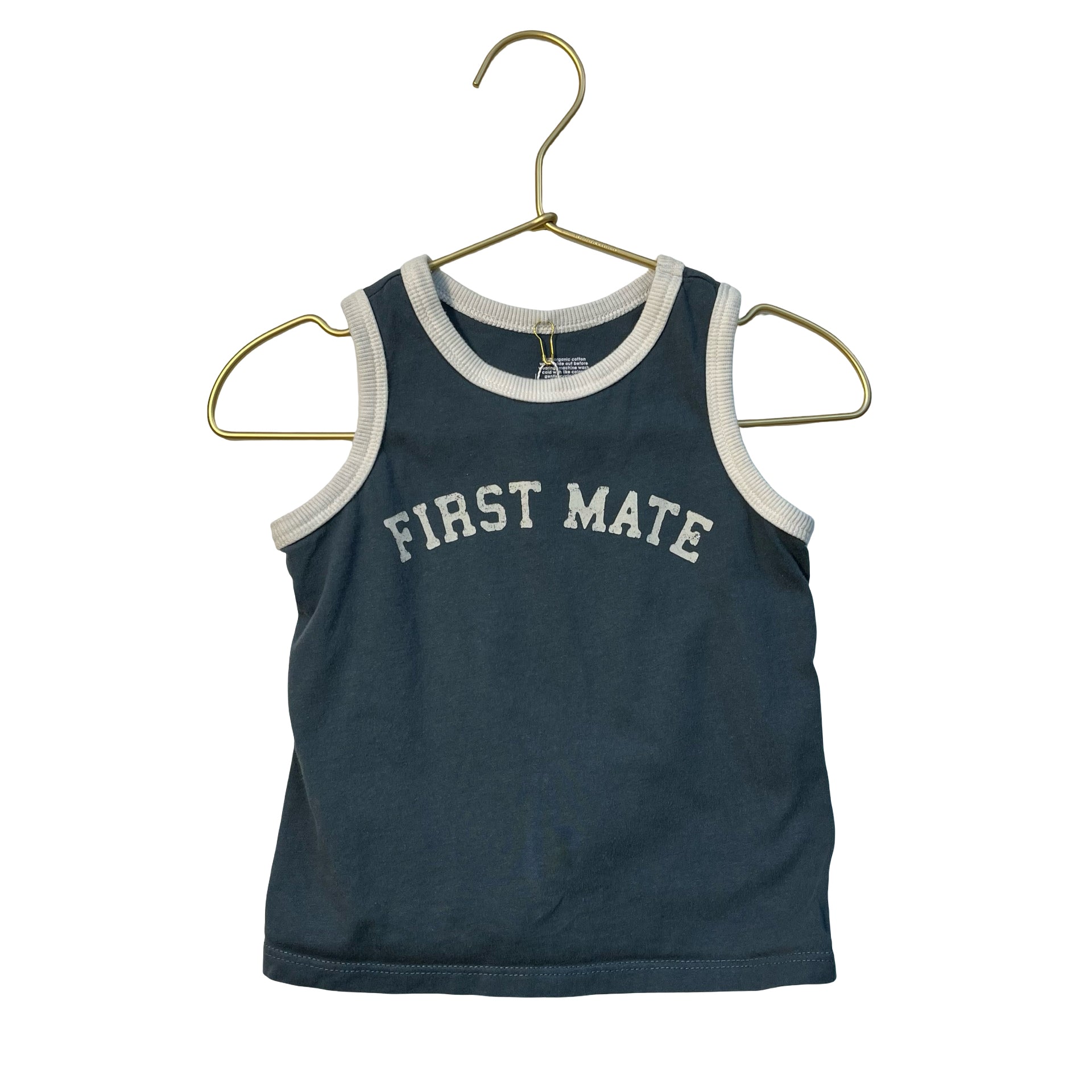 Little Co. by Lauren Conrad Dark Teal 'First Mate' Tank - Size 18 Mo