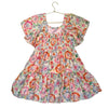 Sara Sara Pastel Floral Side Cut-Out Dress - Size 10