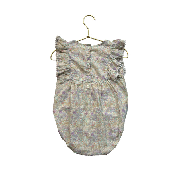 Jamie Kay Pastel Floral Bubble Romper - Size 2Y
