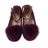 Aquazzura Magenta Velvet Shoes - Size 25 (9)