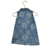 Zara Flower Print Denim Dress - Size 1.5Y