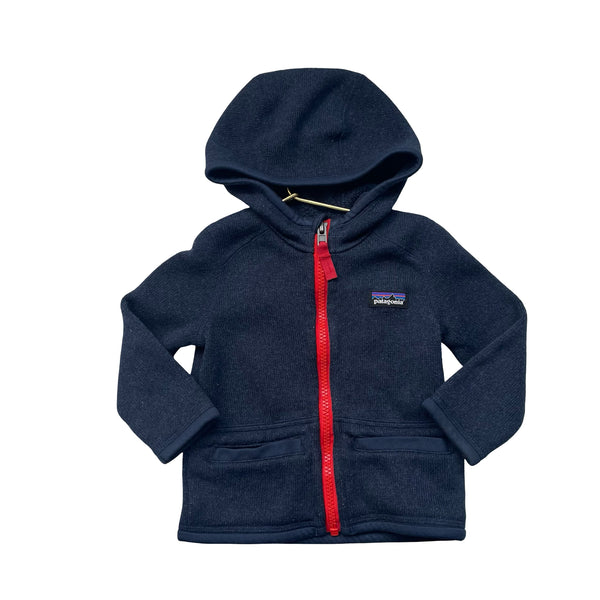 Patagonia Navy 'Better Sweater' Hooded Jacket - Size 6-12 Mo