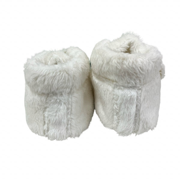 UGG Ivory Fuzzy Soft-Sole Booties - Size 2-3