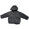 Zara Black Hooded Puffer Jacket - Size 5