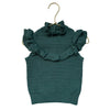Janie and Jack Green Sleeveless Sweater - Size 3