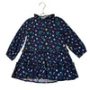 Janie and Jack Navy Holiday Print Dress - Size 3
