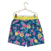Tommy Bahama Teal Tropical Print Swim Trunks - Size M 7-8