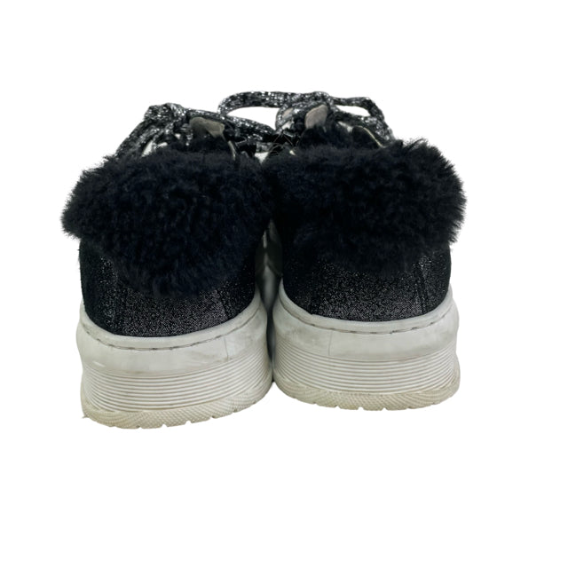 Naturino Dark Gray Sparkle Sneaker - Size 12.5 (30)