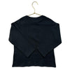 Zara Black & Silver 'Grazie Amore' Waffle Shirt - Size 5-6
