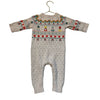 Hanna Andersson Gnome Fair Isle Cotton Knit One-Piece - Sizze 6-12 Mo