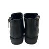 Kidpik Black Zipper Ankle Boots - Size 8