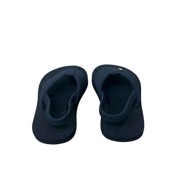 Rainbow Black Flip-Flop Sandals - Size 3-4