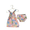 Hanna Andersson Flower Print Dress & Bloomers - Size 18-24 Mo