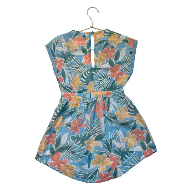 Abercrombie Kids Metallic Tropical Print Swim Cover-Up - Size 7-8