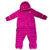 North Face Raspberry Pink Hooded Snowsuit - Size 12-18 Mo