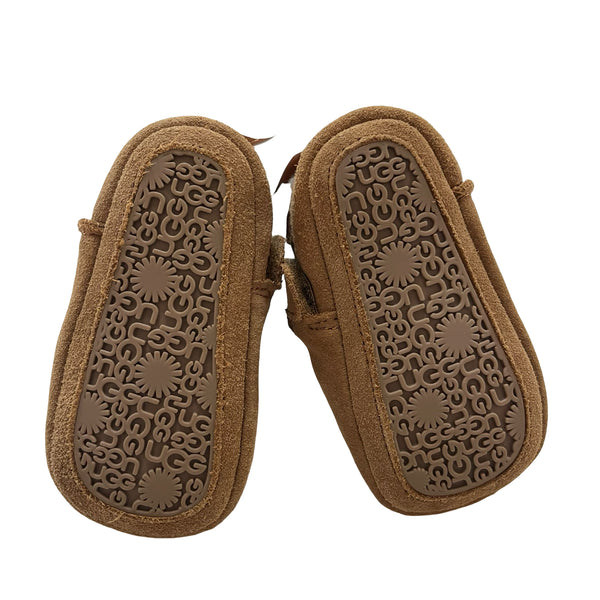 UGG Chestnut Baby Bailey Bow Booties - Size 2-3