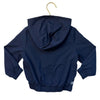 Lacoste Sport Navy Hooded Windbreaker Jacket - Size 3A