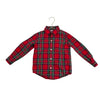 Janie and Jack Red Tartan Plaid Button Down Shirt - Size 3
