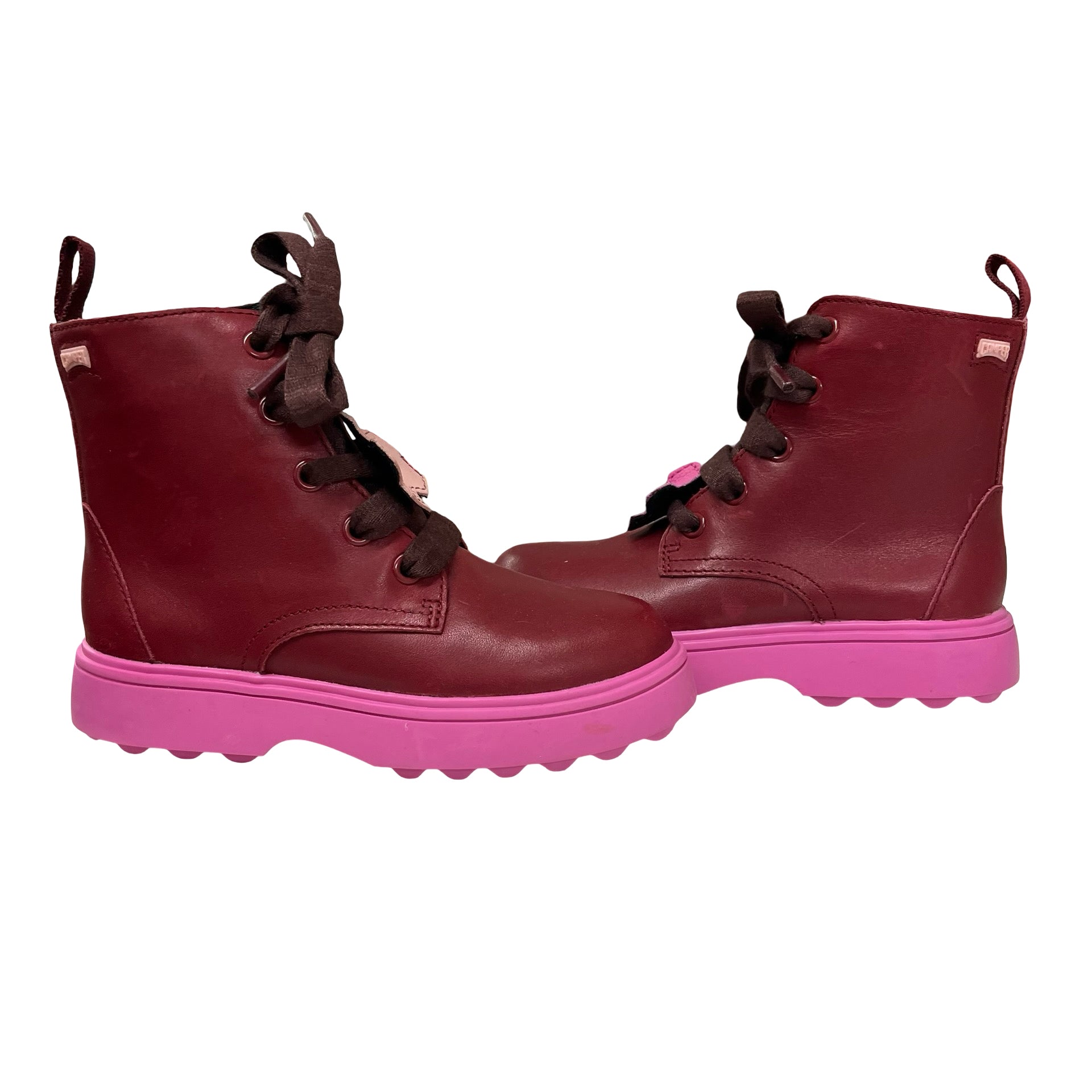 Camper Red & Pink Boots - Size 28 (10.5)