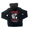 LCKR Black Graphic Hooded Sweatshirt - Size S 8-10