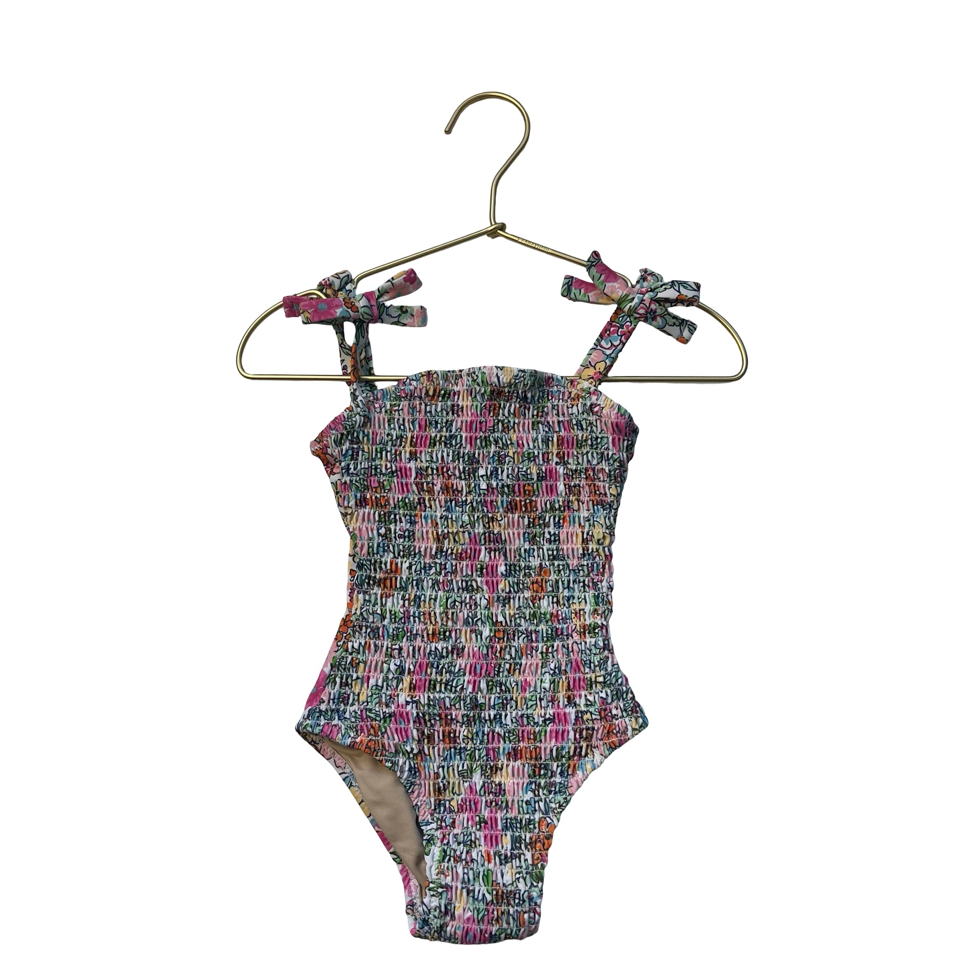 Shade Critters Floral Smocked Swim Suit - Size 18-24 Mo