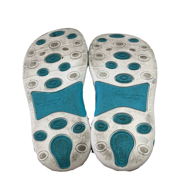 Stride Rite Metallic Aqua Blue Sandals - Size 9