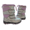 Lands' End Lavender & Silver Irridescent Winter Boots - Size 1Y Big Kid