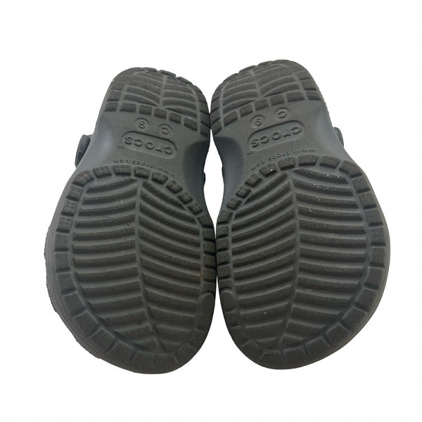 Crocs Dark Gray Shoes - Size C9