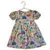 Mini Boden Colorful Wild Animal & Plant Print Dress - Size 3-4Y