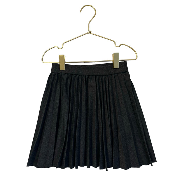 Zara Gray Flannel Pleated Skirt - Size 8