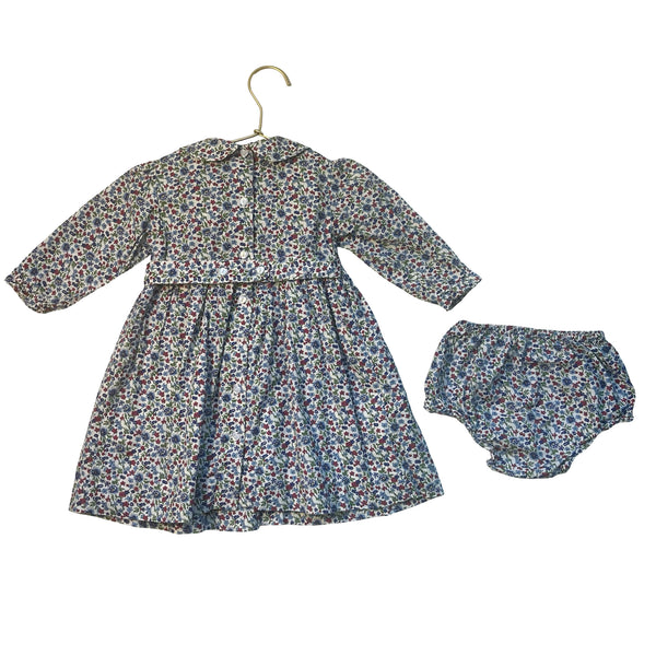 Question Everything Floral Smocked Dress & Bloomers - Size 18-24 Mo