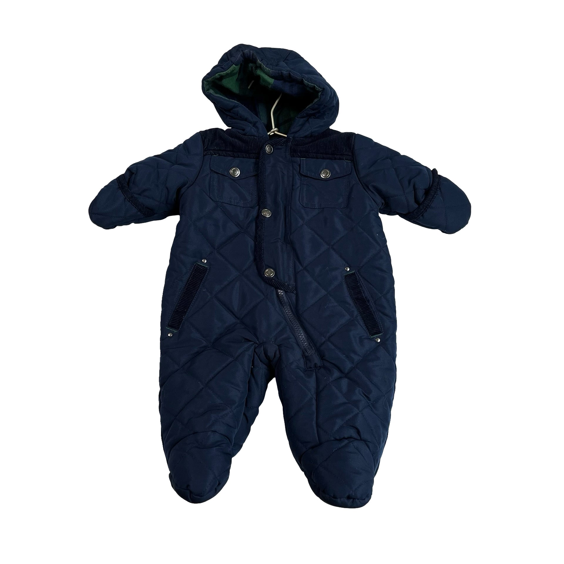 Rothschild Navy Quilted Bunting - Size 3/6 Mo