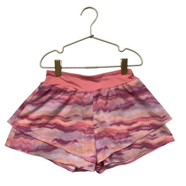 Carter's Peach, Pink, Rose Tie-Dye Athletic Shorts - Size 7