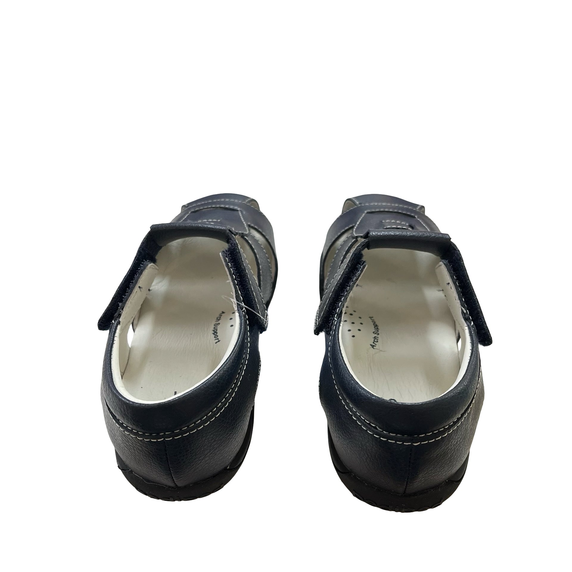 Pediped Sydney Navy Leather Closed-Toe Sandals New with Tags in Box - 13-13.5