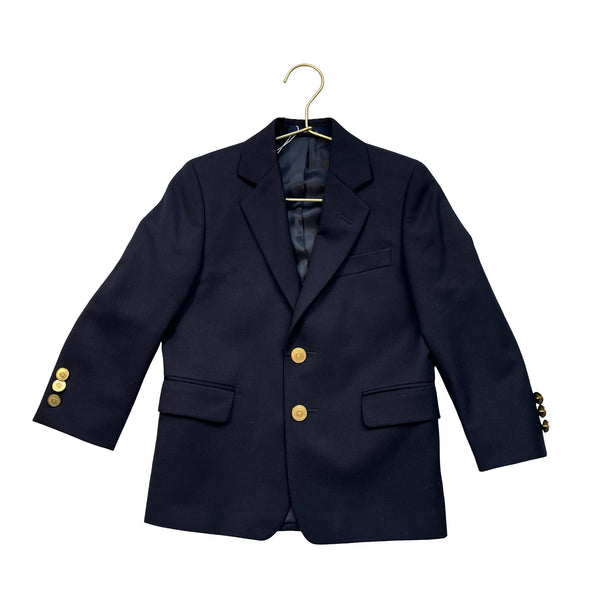 Lord & Taylor Navy Wool-Blend Blazer - Size 5