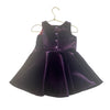 Genuine Kids Purple Velvet Dress - Size 2T
